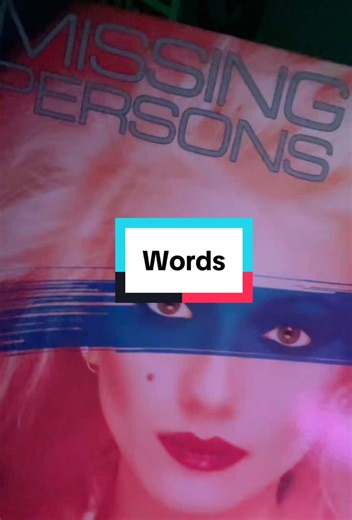 Missing Persons! The album: Spring Session M! The track: Words! The year: 1982! #vinylrecords #vintagevinyl #newwave #missingpersons