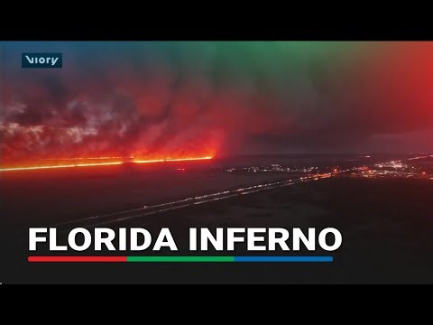 Massive wildfire sends thick smoke into sky, burns nearly 2,000 hectares in Broward County