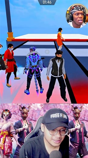 top global parkour squid game free fire #ff #freefire #roblox #fishit #holidayswithshorts