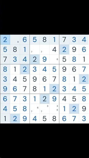 Satisfying Sudoku Puzzle Solve 🧩 #Sudoku #SudokuPuzzle #SudokuTechniques #Satisfying