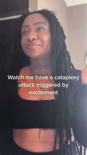 Strong emotions trigger cataplexy — laughter, joy, surprise, excitement.#cataplexy #reaction