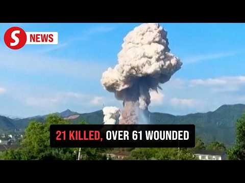 Fireworks factory reduced to rubble in China blast that kills 21