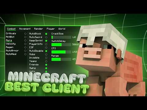 Minecraft Cheat Menu | Anti-Bot & Derp | Fast Ladder & No Slowdown | Inventory Cleaner & Auto Totem