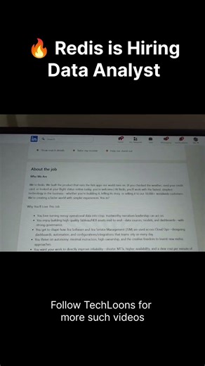 🔥 Hiring Alert – Redisis Hiring Data Analys | Off-Campus Hiring Alerts #jobs #dataanalyst #job