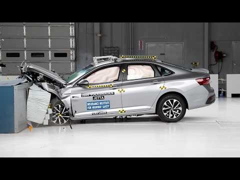 2026 Volkswagen Jetta updated moderate overlap IIHS crash test