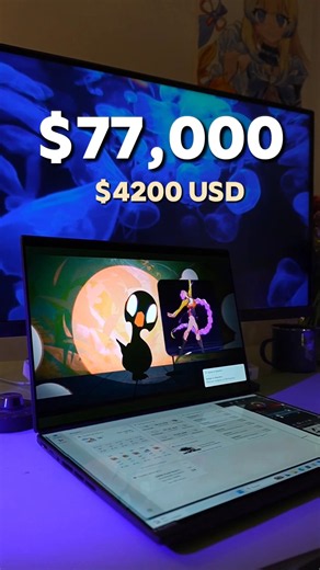 THE MOST EXPENSIVE COMPUTER IN THE WORLD??? 😳🌍 #asus #asuszenbook #tech