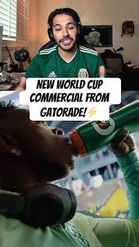 REACTING TO NEW FIFA WORLD CUP COMMERCIAL!⚡️#fifaworldcup #gatorade #worldcup2026 #fifa