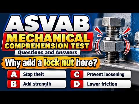 How to Pass ASVAB MECHANICAL COMPREHENSION Test: Questions and Answers