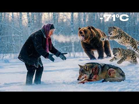 A Dying Wolf Appeared at Her Cabin in −70°C Siberia 🐺 | Incredible Survival Story