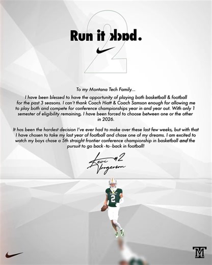 ⚒#2 is Back!!⚒ Let’s go!! | Montana Tech Football