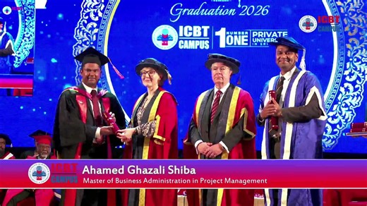 ICBT Graduation - Class of 2026 (Day 02 - Session 01) Postgraduate Degree awarding ceremony of Cardiff Metropolitan University - UK #Congratulations #Graduation #Achievement #ICBT #ICBTGraduation #ICBTCampus #Where_Life_Begins | ICBT Campus