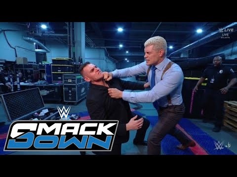 WHAT HAPPENED AFTER SMACKDOWN BACKSTAGE: CODY RHODES ATTACKS GUNTHER… SEE YOU AT BACKLASH