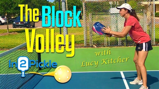 Pickleball - The pickleball block volley with GAMMA pro Lucy Kitcher