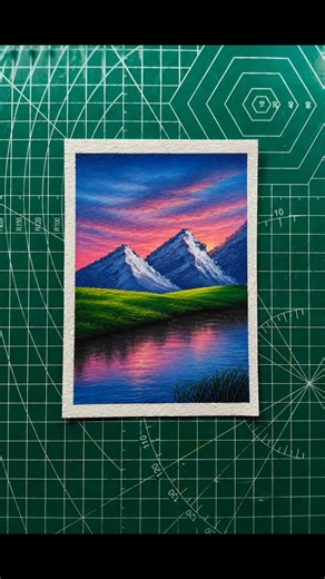 “Magical Sunset Landscape Painting for Beginners”