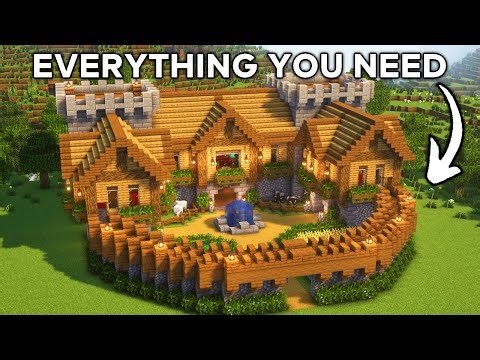 Minecraft: How to Build a Large Survival Base | Tutorial🏠