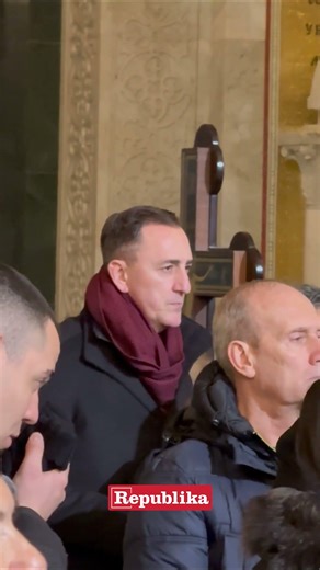 Poznate ličnosti na božićnoj liturgiji u Hramu Svetog Save