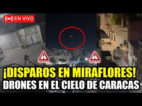 🔴URGENTE TIROTEOS EN CARACAS EN VIVO ¿GOLPE INTERNO O ATAQUE DE EEUU?