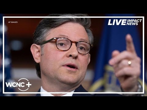 House Speaker Mike Johnson reacts to DHS funding plan to end record shutdown