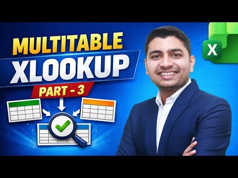 How to Use XLOOKUP with Multiple Tables in Excel | Part 3