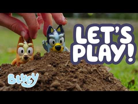 Let's Play…Dirt💙😆 | Bluey and Bingo Playtime | Bluey