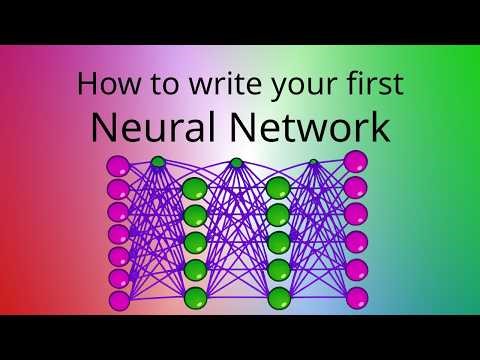 How to write your first Neural Network (code explained)