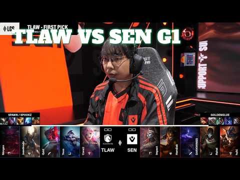 TLAW vs SEN Game 1 | LCS 2026 Spring Split Week 4 Day 2 | Team Liquid Alienware vs Sentinels G1