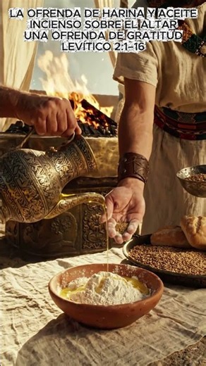 THE GRAIN OFFERING OF FLOUR, OIL, AND INCENSE ON THE ALTAR: A TRIBUTE OF GRATITUDE LEVITICUS 2:1–16