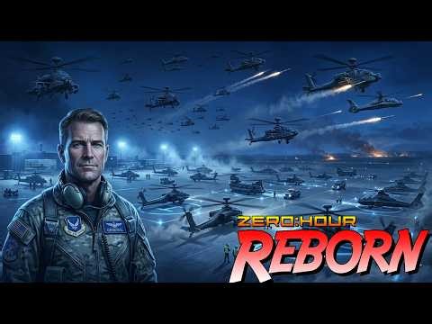 🔥USA HELICOPTER GENERAL 1🆚7 HARD Random | Command & Conquer Generals Zero Hour | REBORN | GAMEPLAY