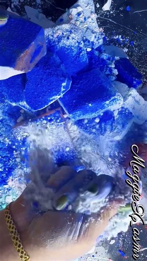 Dyed Chalk & Jumbo Chalk | Crunchy Rustling Sounds | Ultra Satisfying | ASMR