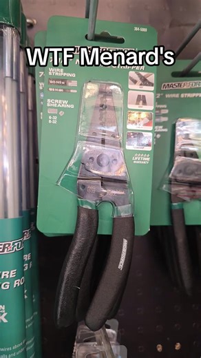 why would they charge more for a curved handle? found these wire strippers at Menards #electrician #diy #menards #tools #what