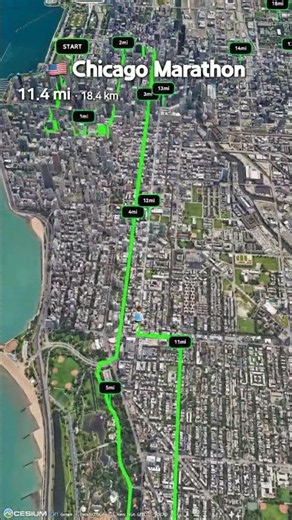 🇺🇸 Chicago Marathon 26.2 mi | Race Through Chicago's Skyline Streets