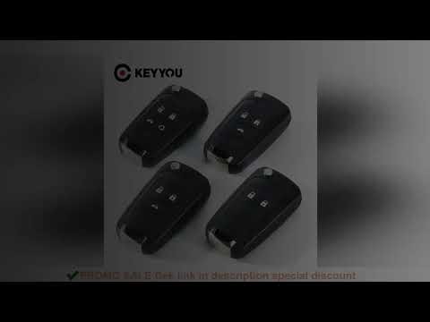 KEYYOU 10pcs 2/3/4/5 Buttons Remote Case Fob Cover Flip Folding Key Shell Blank For Chevrolet Lova S