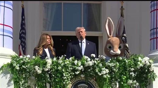 Imagine the aliens coming and trying to explain this. Oh, there's a bunny cuz it's Easter. No, it has nothing to do with bunnies. It's a day some dude resurrected like 2000 years ago. It's a holiday now. Then why's he talking about enemies? Well