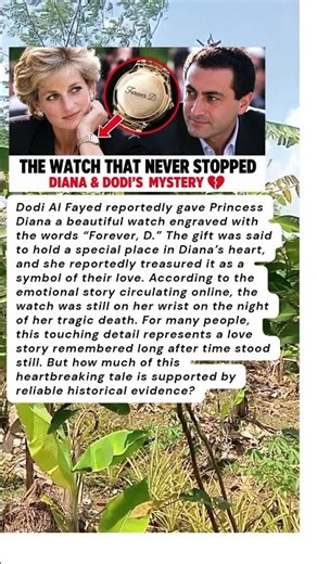 Princess Diana & Dodi: The Watch That Holds a Heartbreaking Mystery 💔