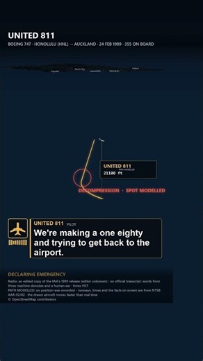 "We're At Mayday": United 811 Turns Back to Honolulu | ATC