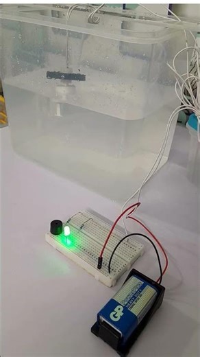 Water Level Float Switch Sensor Demo 💧 | LED & Buzzer ON | STEMCraft Lab