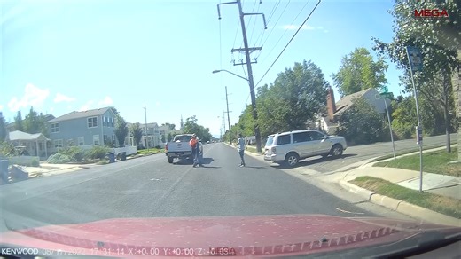 Road rage incident almost becomes combative