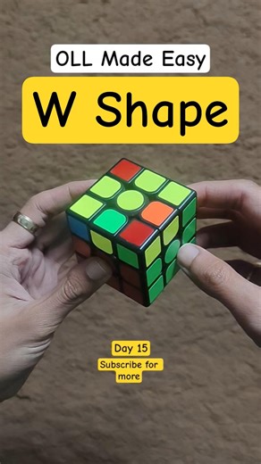 OLL #15 (W Shape OLL) | Daily OLL Series