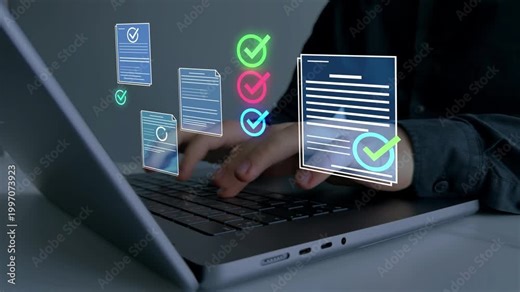 Professional checklist approval and quality compliance showing audit process,workflow management,documentation,standards,business control for efficient enterprise operations digital system platform.