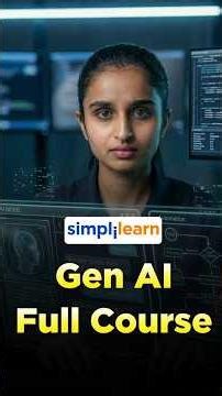 Generative AI Full Course 2026 | Generative AI Tutorial | Gen AI Course | #Shorts | #Simplilearn