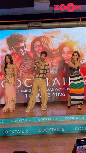 Shahid Kapoor, Kriti Sanon & Rashmika Mandanna Groove to a Cocktail 2 Song #shorts #shahidkapoor