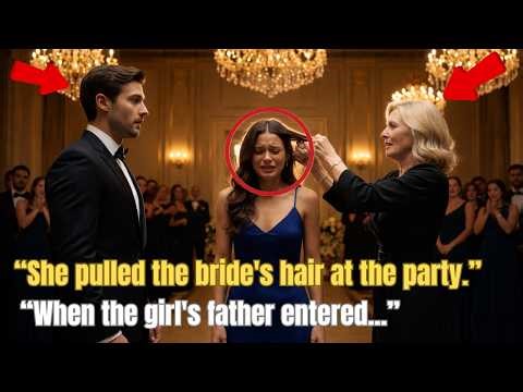 She pulled the bride's hair at the party, but everything was under the bride's control...