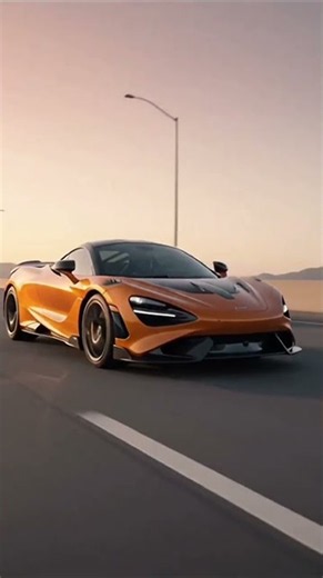 McLaren 💀❤️‍🔥765LT driving forward on a wide