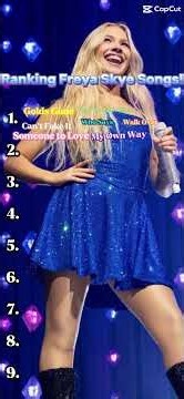 Ranking Freya Skye songs
