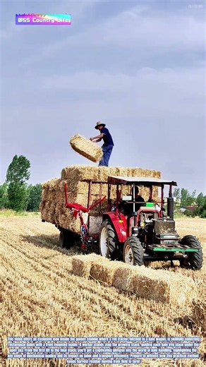 Bale Loader in Action: How a Simple Lift Transforms Heavy Hay Bales onto the Wagon