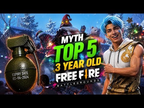 TOP 5 FREE FIRE MYTHBUSTERS 😈 | 3 Year Old Result Shocked Me 😲