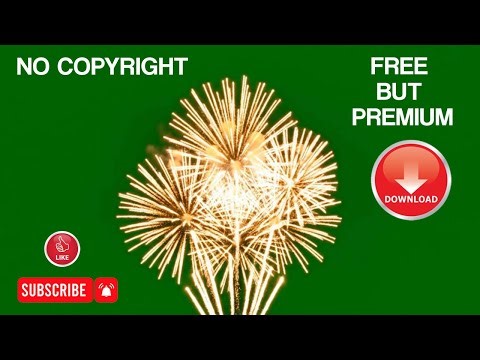 Fireworks Green Screen 4K | Free Non Copyright Firework Explosion VFX