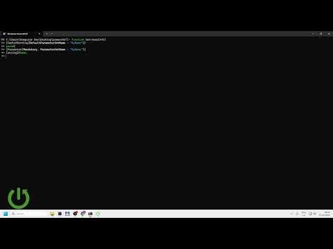 MICROSOFT Windows – How to use parameter sets in PowerShell functions