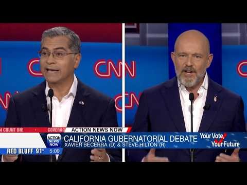 California governor debate: Becerra vs. Hilton face off tonight