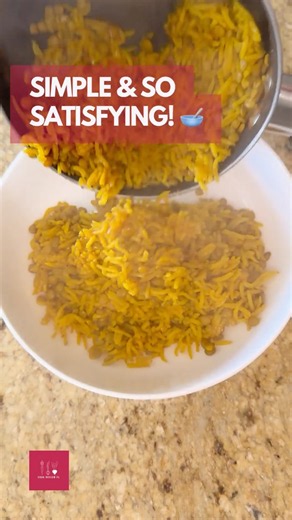Rice & Lentils 🌾✨ Simple Ingredients, Delicious Comfort Food! #shorts